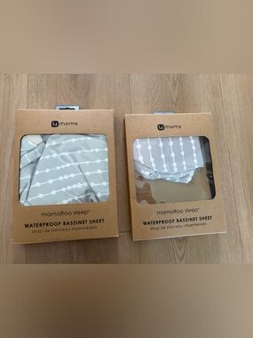 mamaRoo Sleep Waterproof Bassinet Sheet - Light Gray
